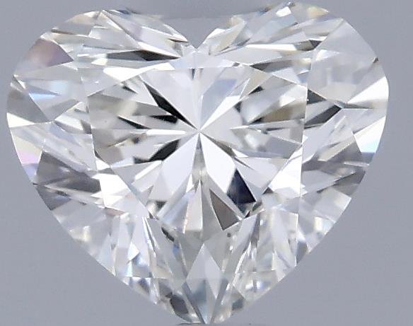 0.53ct J VS2 Rare Carat Ideal Cut Heart Diamond