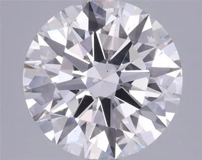 3.51ct F SI1 Rare Carat Ideal Cut Round Lab Grown Diamond