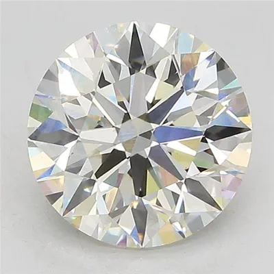 3.02ct J VS1 Excellent Cut Round Lab Grown Diamond