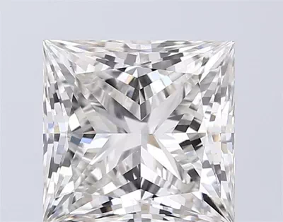 5.09ct G VS1 Rare Carat Ideal Cut Princess Lab Grown Diamond