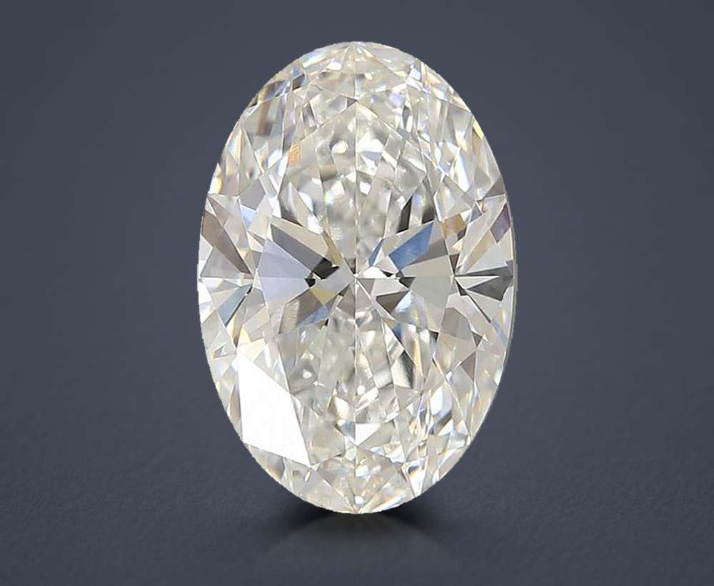 5.02ct E VS1 Rare Carat Ideal Cut Oval Lab Grown Diamond