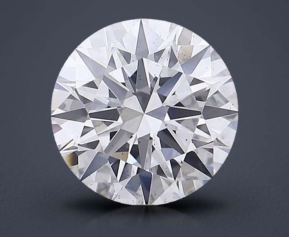 2.53ct E SI1 Rare Carat Ideal Cut Round Lab Grown Diamond