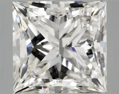 6.00ct G VS1 Rare Carat Ideal Cut Princess Lab Grown Diamond