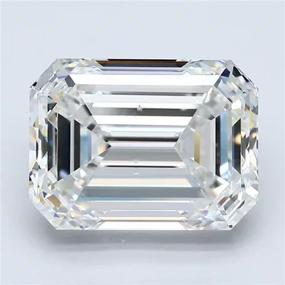 5.01ct G SI1 Excellent Cut Emerald Diamond