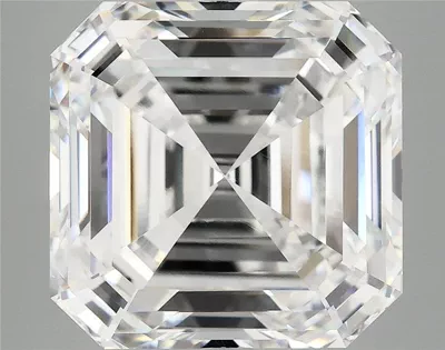 10.19ct F VVS2 Rare Carat Ideal Cut Asscher Lab Grown Diamond