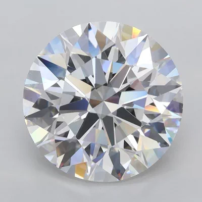 3.49ct D FL Rare Carat Ideal Cut Round Lab Grown Diamond