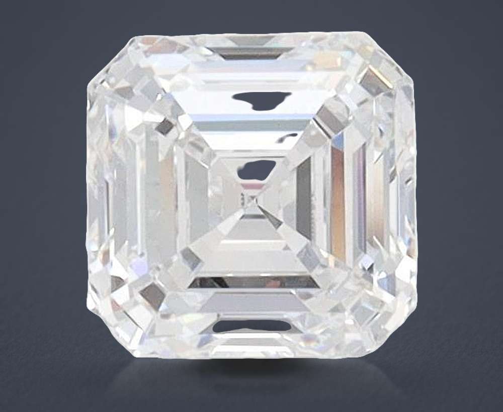 1.03ct D VS1 Rare Carat Ideal Cut Asscher Lab Grown Diamond
