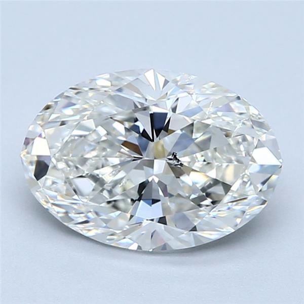2.01ct I SI2 Rare Carat Ideal Cut Oval Diamond