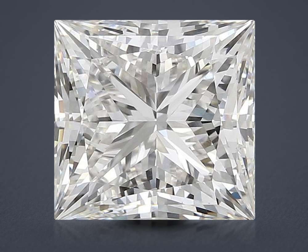 7.17ct G VS1 Rare Carat Ideal Cut Princess Lab Grown Diamond