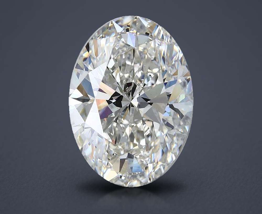 10.15ct H VS1 Rare Carat Ideal Cut Oval Lab Grown Diamond