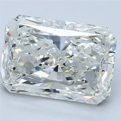5.74ct J SI2 Rare Carat Ideal Cut Radiant Diamond