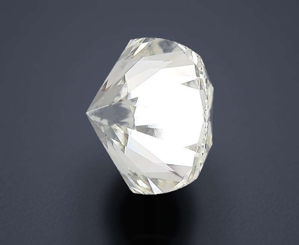 3.02ct K VS1 Rare Carat Ideal Cut Round Diamond