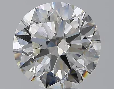 4.50ct I SI2 Rare Carat Ideal Cut Round Diamond