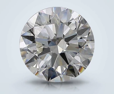 4.50ct I SI2 Rare Carat Ideal Cut Round Diamond