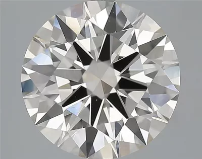 5.07ct K VVS2 Rare Carat Ideal Cut Round Diamond