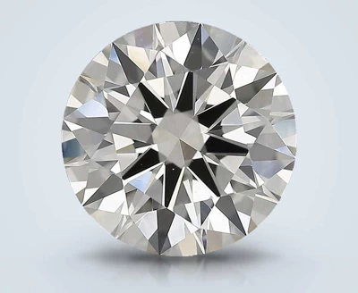 5.07ct K VVS2 Rare Carat Ideal Cut Round Diamond