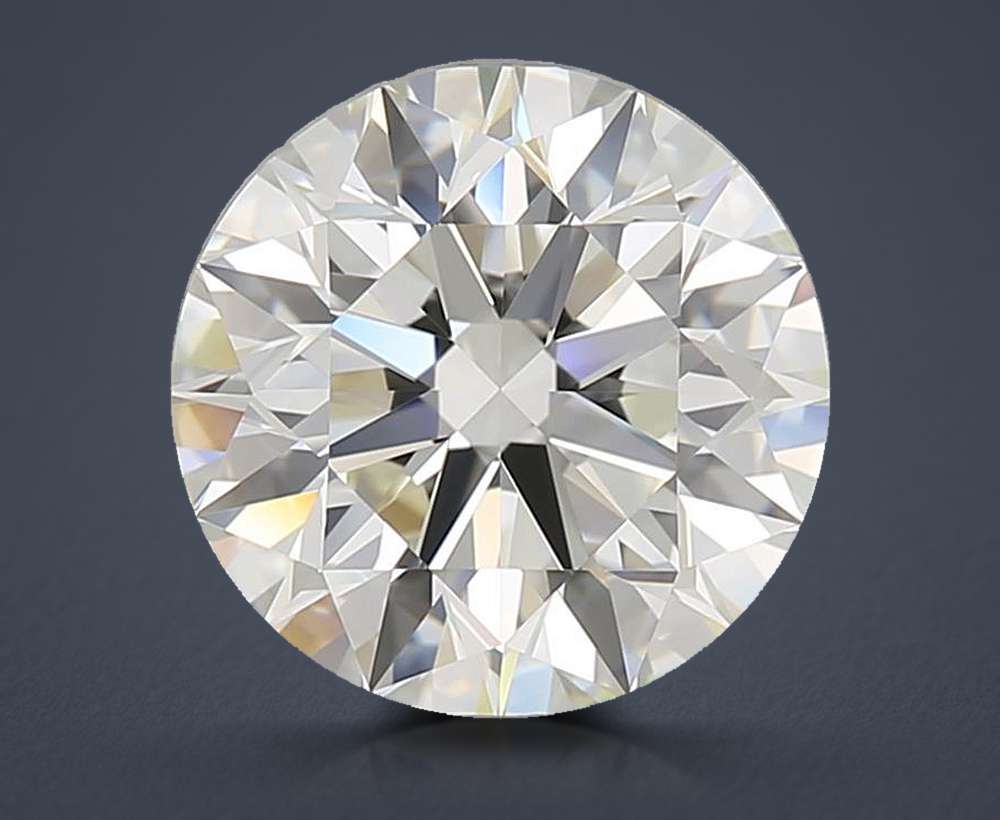 2.58ct K VVS1 Rare Carat Ideal Cut Round Diamond