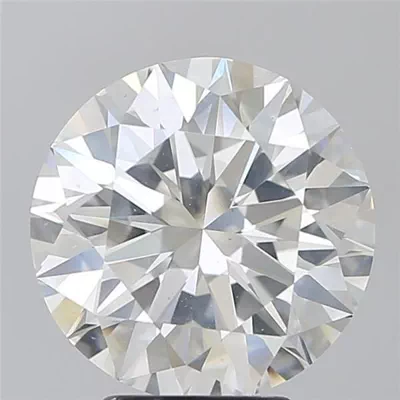4.26ct I SI2 Rare Carat Ideal Cut Round Diamond