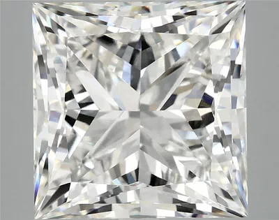 7.05ct G VVS2 Rare Carat Ideal Cut Princess Lab Grown Diamond