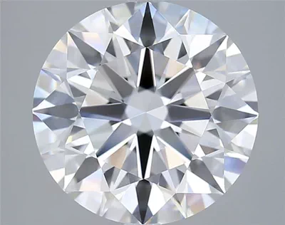 6.05ct F VVS1 Rare Carat Ideal Cut Round Lab Grown Diamond