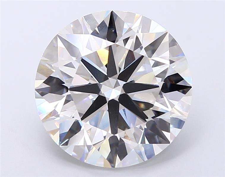 6.07ct G VVS2 Rare Carat Ideal Cut Round Lab Grown Diamond