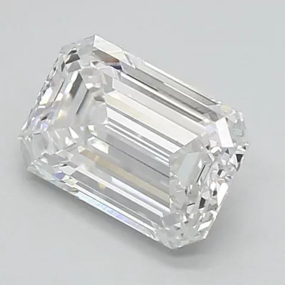 1.42ct E VS1 Excellent Cut Emerald Lab Grown Diamond