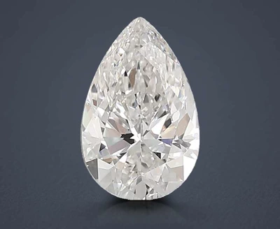 3.01ct F VS1 Rare Carat Ideal Cut Pear Lab Grown Diamond