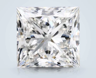 5.17ct G VS2 Rare Carat Ideal Cut Princess Lab Grown Diamond