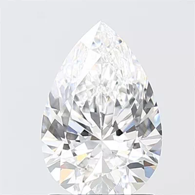 1.60ct D VS1 Rare Carat Ideal Cut Pear Lab Grown Diamond