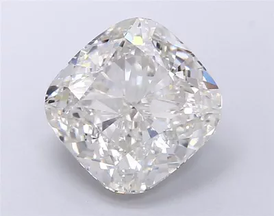 5.05ct G VVS2 Rare Carat Ideal Cut Cushion Lab Grown Diamond