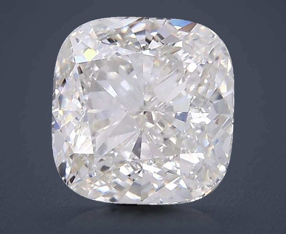 5.05ct G VVS2 Rare Carat Ideal Cut Cushion Lab Grown Diamond