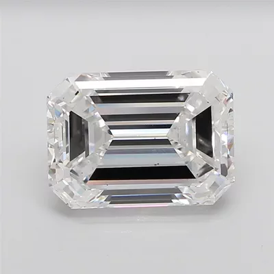 11.08ct E VS2 Excellent Cut Emerald Lab Grown Diamond