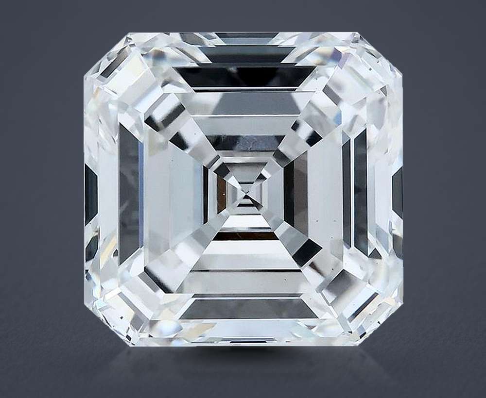 10.02ct F VS1 Rare Carat Ideal Cut Asscher Lab Grown Diamond