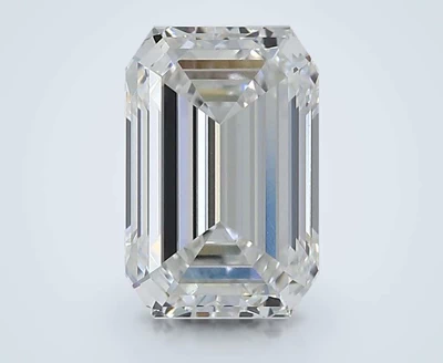 3.05ct E VS1 Rare Carat Ideal Cut Emerald Lab Grown Diamond