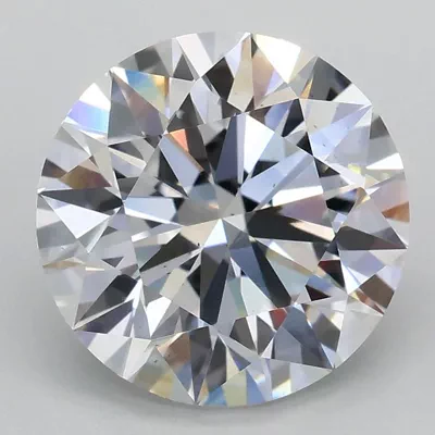 3.08ct D VS2 Rare Carat Ideal Cut Round Lab Grown Diamond