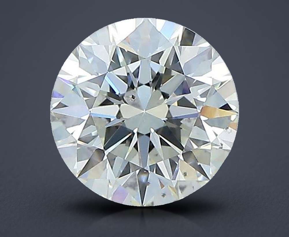 1.21ct J VS2 Rare Carat Ideal Cut Round Diamond