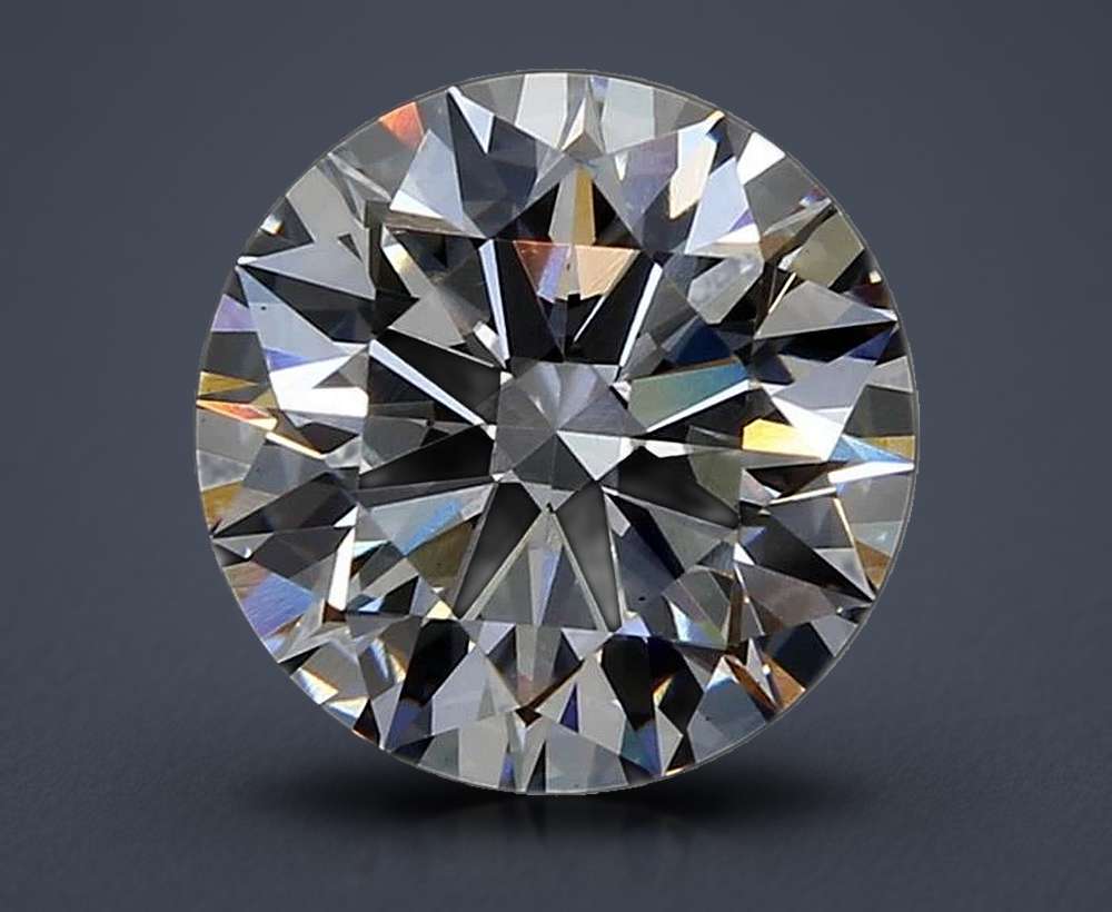 2.46ct D VS2 Rare Carat Ideal Cut Round Lab Grown Diamond