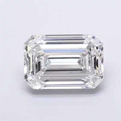 3.01ct F VS1 Rare Carat Ideal Cut Emerald Lab Grown Diamond