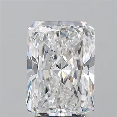 3.20ct F SI1 Rare Carat Ideal Cut Radiant Diamond