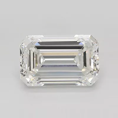 3.06ct E VS1 Rare Carat Ideal Cut Emerald Lab Grown Diamond