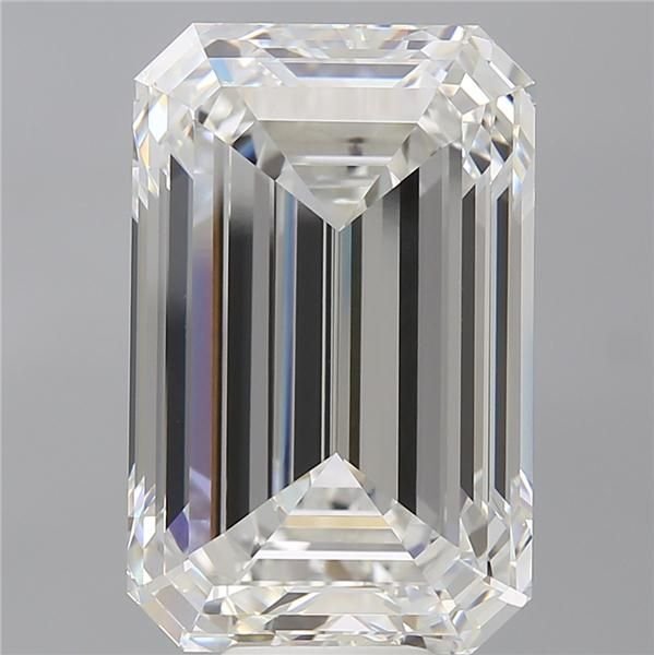 14.09ct F VVS2 Rare Carat Ideal Cut Emerald Lab Grown Diamond