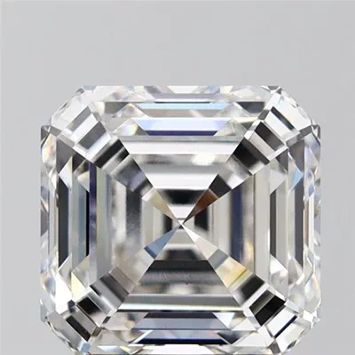 3.01ct F VVS2 Rare Carat Ideal Cut Asscher Lab Grown Diamond