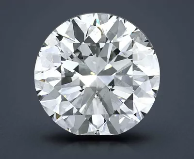 3.01ct D SI2 Rare Carat Ideal Cut Round Diamond