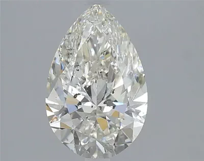 1.70ct K SI2 Rare Carat Ideal Cut Pear Diamond