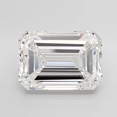 10.06ct F VVS2 Rare Carat Ideal Cut Emerald Lab Grown Diamond