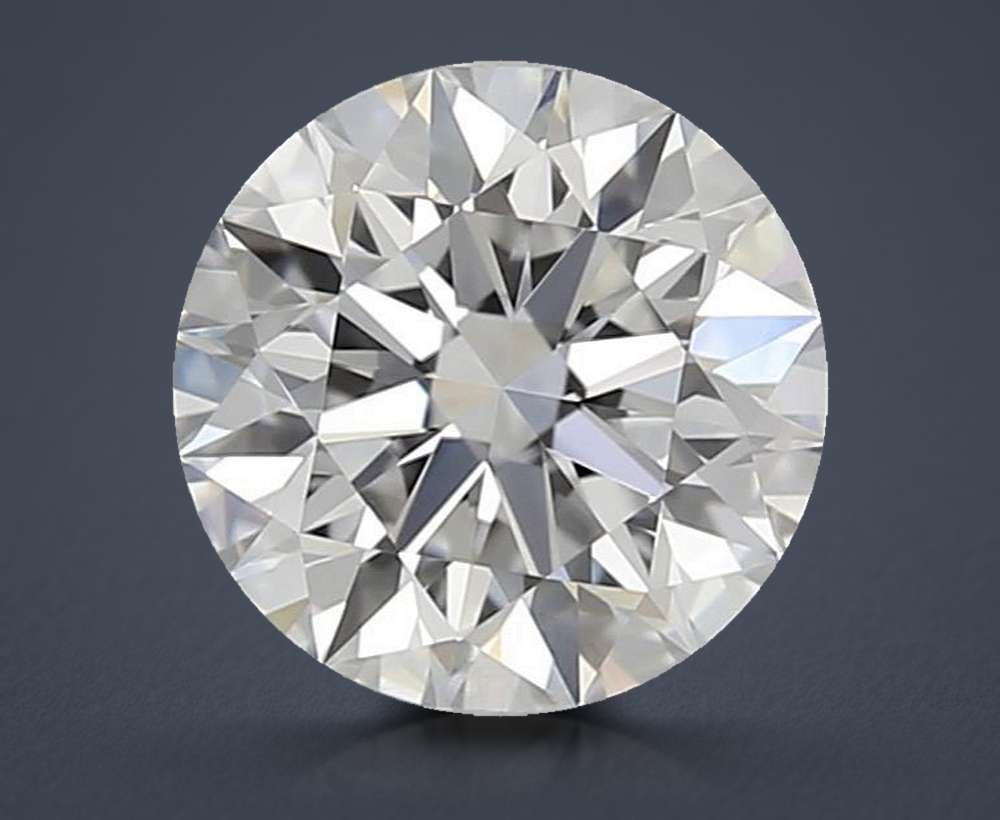 0.54ct D FL Rare Carat Ideal Cut Round Diamond