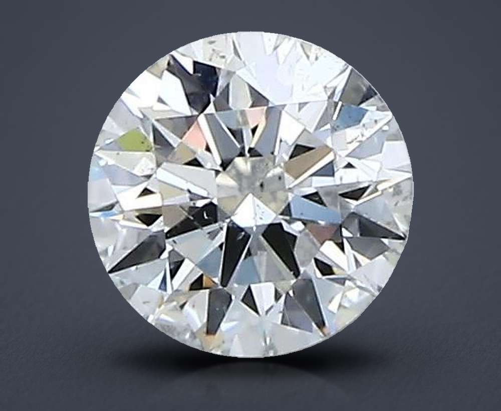 0.58ct F SI1 Rare Carat Ideal Cut Round Diamond