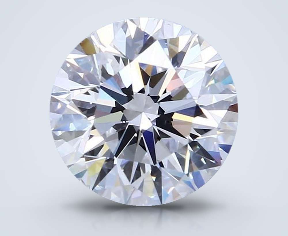 4.01ct D SI1 Excellent Cut Round Diamond