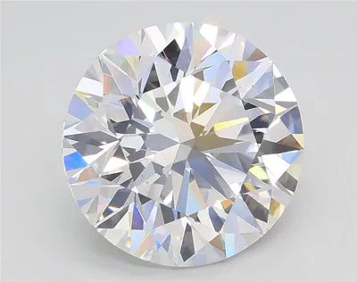 3.03ct D VS1 Rare Carat Ideal Cut Round Lab Grown Diamond