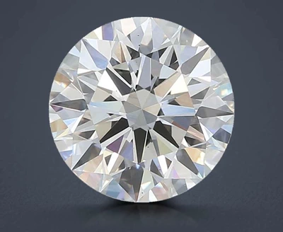 3.04ct F VS2 Rare Carat Ideal Cut Round Lab Grown Diamond